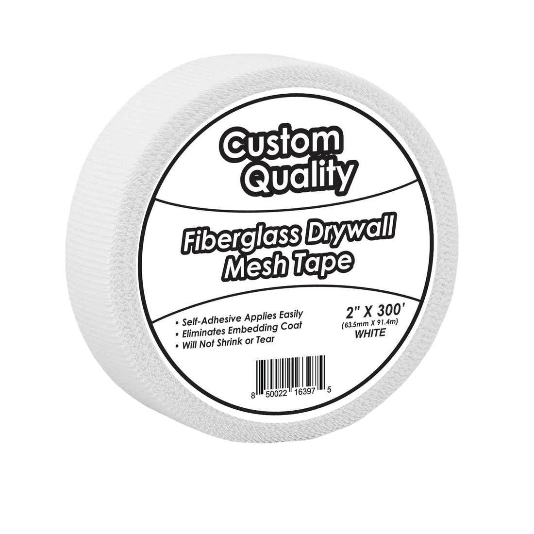 Custom Quality Mesh 2" White