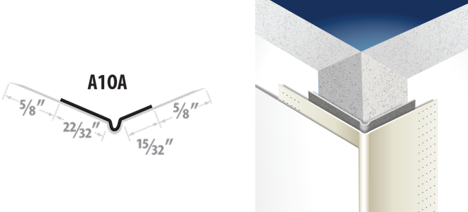 A1 OA Open Angle Tape-On Cornerbead
