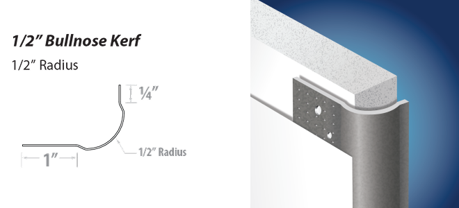 1/2" Bullnose Kerf