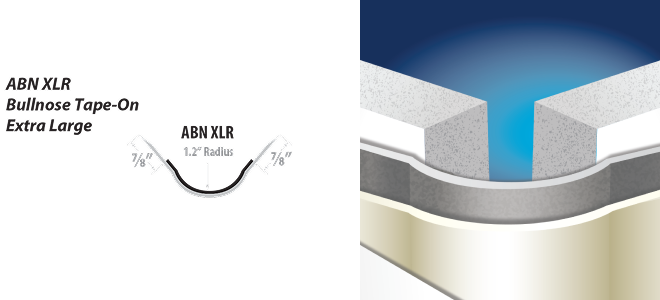 ABN XLR Bullnose Tape-On Extra Large